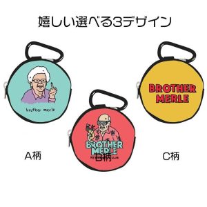 コインケース かわいい ブラザーマール 可愛い 財布 小物入れ カラビナ付き ユニーク BROTHER MERLE アメリカン 雑貨 おしゃれ