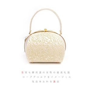 草履バッグセット ローブデコルテ ３Ｌサイズ 草履バッグ 訪問着 留袖 草履 和装バッグ 手提げバッグ 金 ゴールド シャンパンゴ No.88-2660