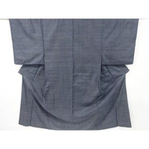 ys7187149;  本場正藍泥染大島紬100亀甲男物着物アンサンブル【アンティーク】【着】